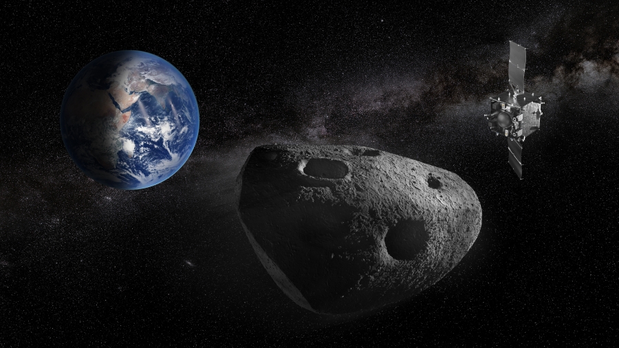 new illustration SPACEBEL and OHB Italia Sealing Deal for  ESA’s RAMSES Mission Onboard Software in View of Apophis Asteroid Rendezvous